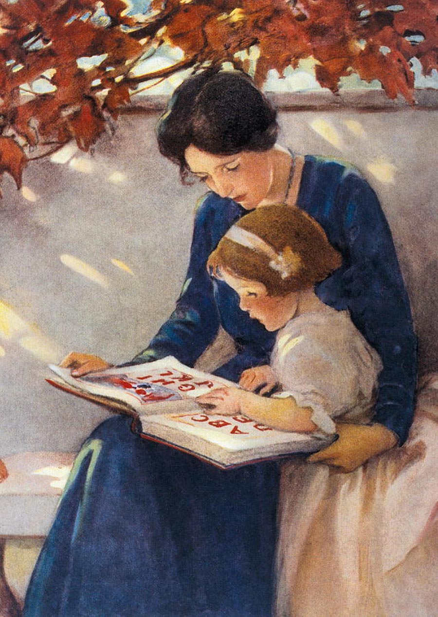 Jessie Willcox painting